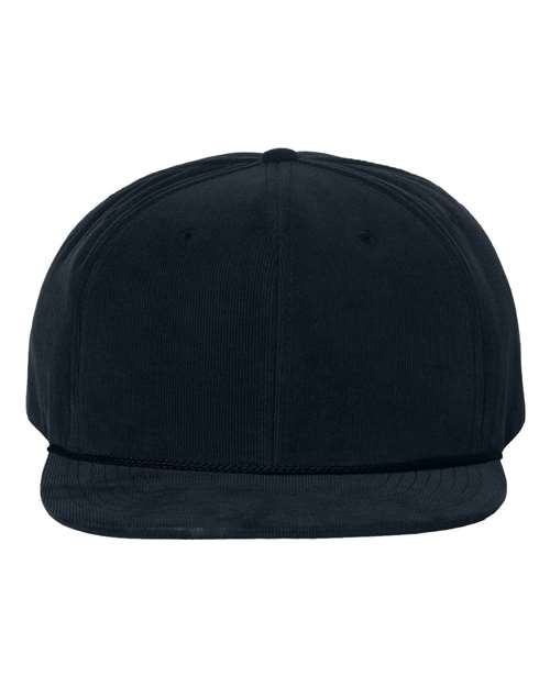 Richardson 253 Timberline Corduroy Cap #color_Black