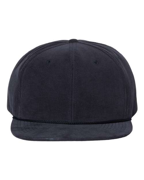 Richardson 253 Timberline Corduroy Cap #color_Navy