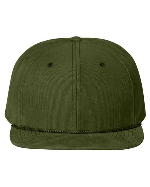 Richardson 253 Timberline Corduroy Cap #color_Olive