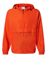 Champion CO200 Adult Packable Anorak 1/4 Zip Jacket #color_ORANGE