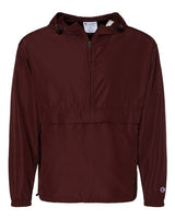 Champion CO200 Adult Packable Anorak 1/4 Zip Jacket #color_MAROON