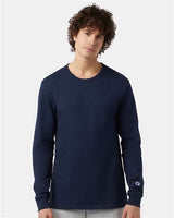 Champion T453 Unisex Heritage Long-Sleeve T-Shirt #color_NAVY