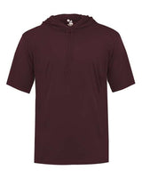 Badger 4123 B-Core Hooded T-Shirt #color_Maroon