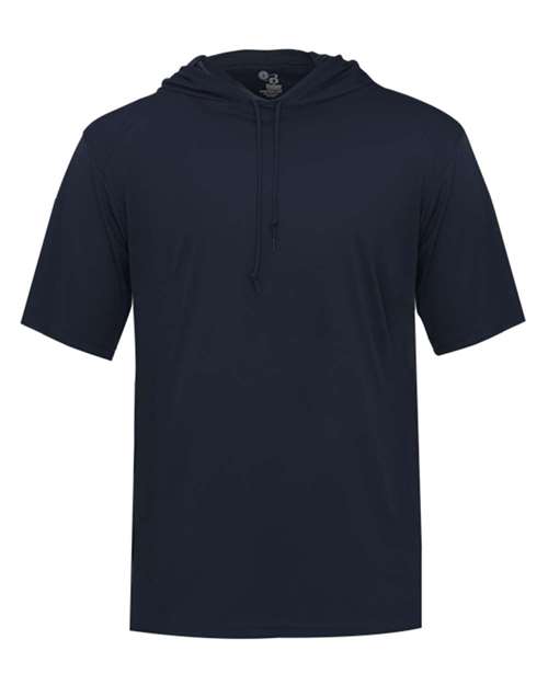 Badger 4123 B-Core Hooded T-Shirt #color_Navy
