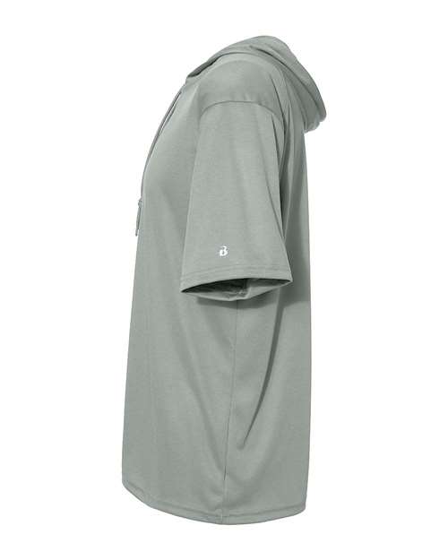 Badger 4123 B-Core Hooded T-Shirt #color_Silver