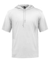 Badger 4123 B-Core Hooded T-Shirt #color_White