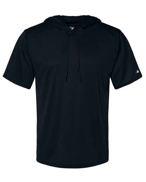 Badger 4123 B-Core Hooded T-Shirt #color_Black