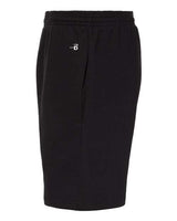 Badger 1207 Athletic Fleece Shorts #color_Black