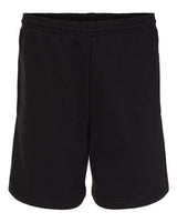 Badger 1207 Athletic Fleece Shorts #color_Black