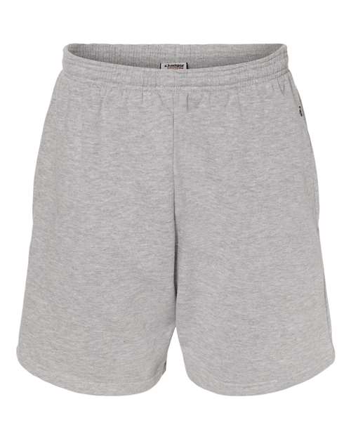 Badger 1207 Athletic Fleece Shorts #color_Oxford