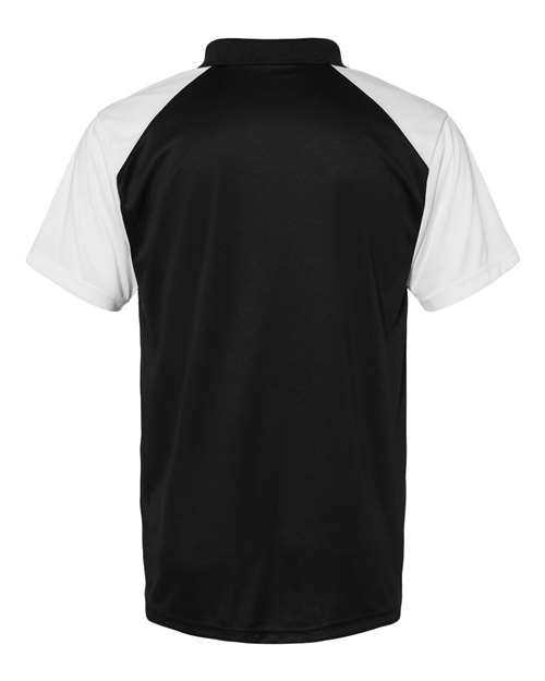 C2 Sport 5903 Sport Polo #color_Black/ White