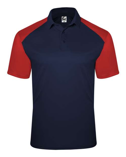 C2 Sport 5903 Sport Polo #color_Navy/ Red