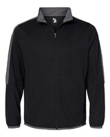 Badger 7721 Blitz Outer-Core Jacket #color_Black/ Graphite