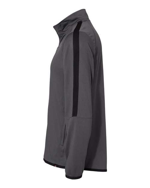 Badger 7721 Blitz Outer-Core Jacket #color_Graphite/ Black