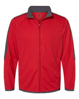 Badger 7721 Blitz Outer-Core Jacket #color_Red/ Graphite