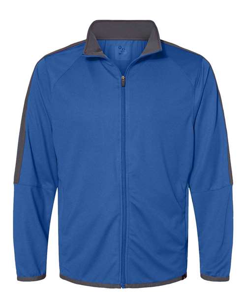 Badger 7721 Blitz Outer-Core Jacket #color_Royal/ Graphite