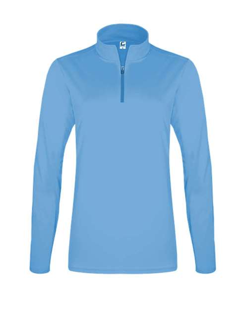 C2 Sport 5602 Women's Quarter-Zip Pullover #color_Columbia Blue
