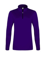 C2 Sport 5602 Women's Quarter-Zip Pullover #color_Purple