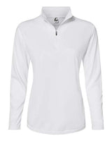 C2 Sport 5602 Women's Quarter-Zip Pullover #color_White