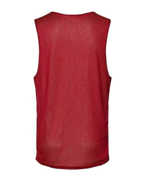 C2 Sport 5729 Reversible Mesh Tank #color_Red/ White
