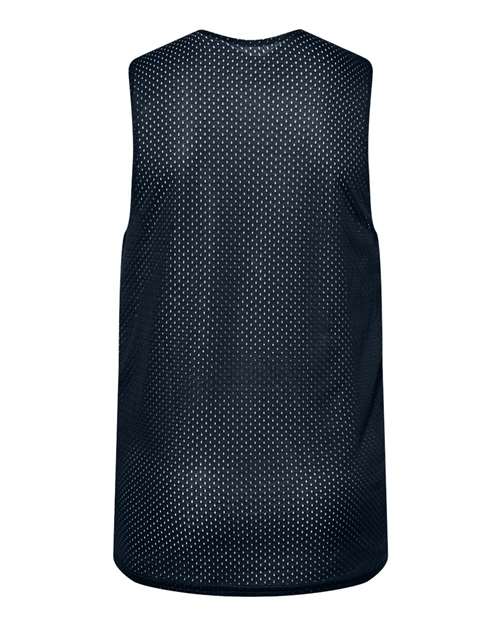 C2 Sport 5228 Youth Reversible Mesh Tank #color_Navy/ White