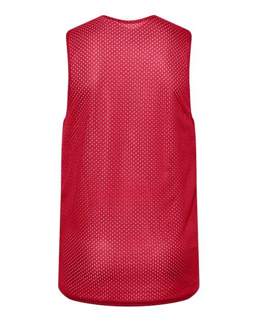 C2 Sport 5228 Youth Reversible Mesh Tank #color_Red/ White