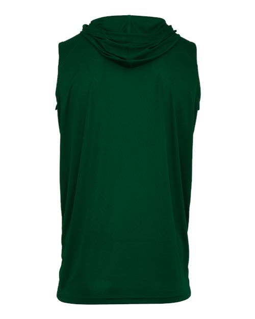Badger 4108 B-Core Sleeveless Hooded T-Shirt #color_Forest