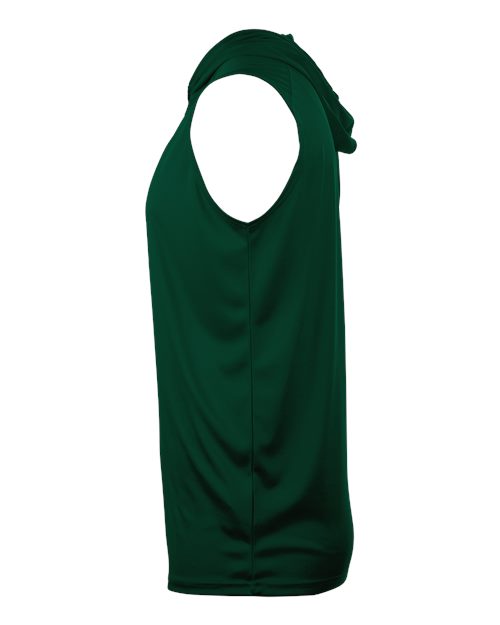 Badger 4108 B-Core Sleeveless Hooded T-Shirt #color_Forest