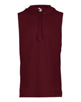 Badger 4108 B-Core Sleeveless Hooded T-Shirt #color_Maroon