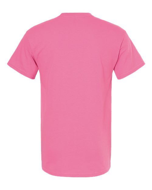 M&O 4800 Gold Soft Touch T-Shirt #color_Azalea