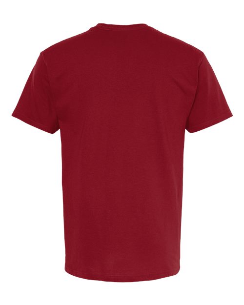 M&O 4800 Gold Soft Touch T-Shirt #color_Cardinal Red