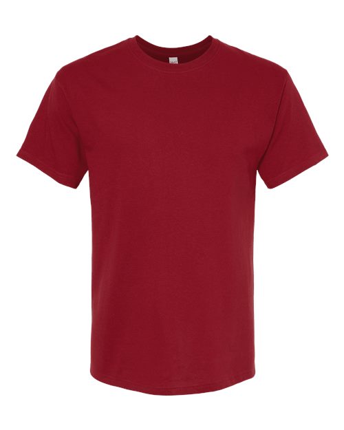 M&O 4800 Gold Soft Touch T-Shirt #color_Cardinal Red