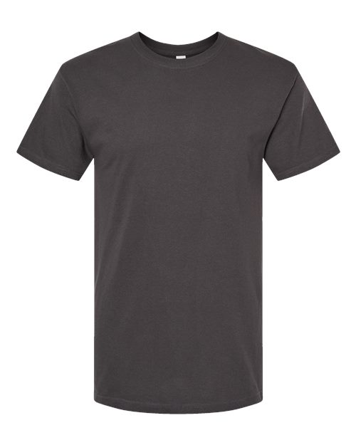 M&O 4800 Gold Soft Touch T-Shirt #color_Charcoal
