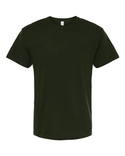 M&O 4800 Gold Soft Touch T-Shirt #color_Forest Green