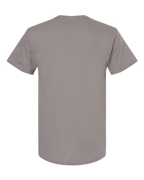 M&O 4800 Gold Soft Touch T-Shirt #color_Gravel