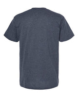 M&O 4800 Gold Soft Touch T-Shirt #color_Heather Navy