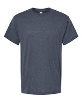 M&O 4800 Gold Soft Touch T-Shirt #color_Heather Navy