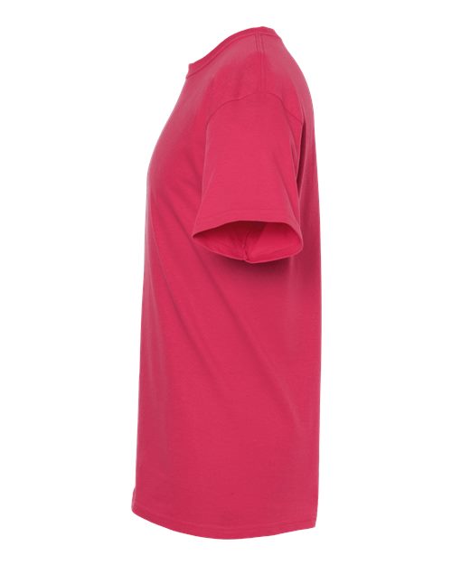 M&O 4800 Gold Soft Touch T-Shirt #color_Heliconia