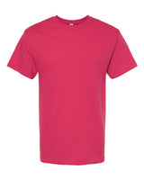 M&O 4800 Gold Soft Touch T-Shirt #color_Heliconia