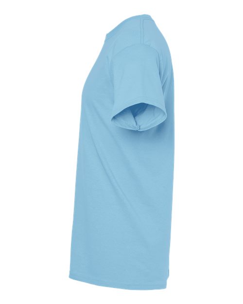 M&O 4800 Gold Soft Touch T-Shirt #color_Light Blue