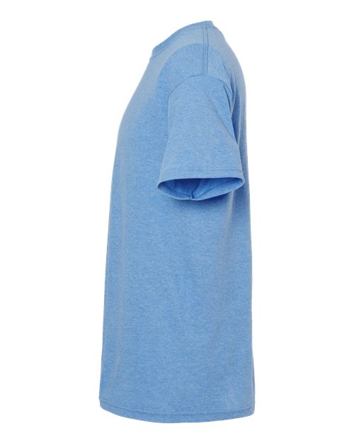M&O 4800 Gold Soft Touch T-Shirt #color_Light Blue Heather
