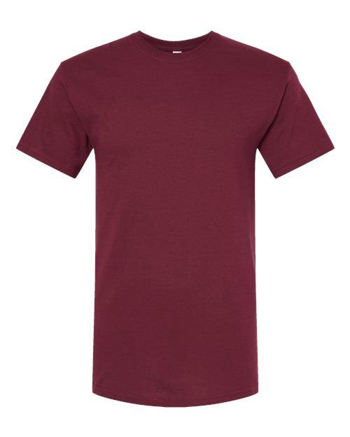 M&O 4800 Gold Soft Touch T-Shirt #color_Maroon