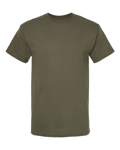 M&O 4800 Gold Soft Touch T-Shirt #color_Military Green