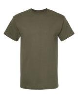 M&O 4800 Gold Soft Touch T-Shirt #color_Military Green