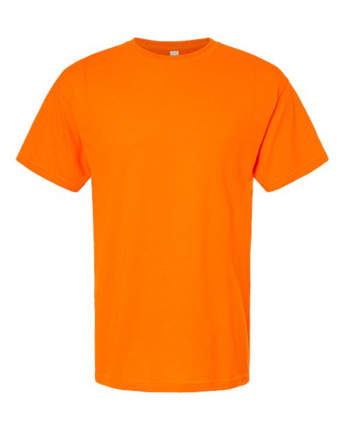 M&O 4800 Gold Soft Touch T-Shirt #color_Safety Orange