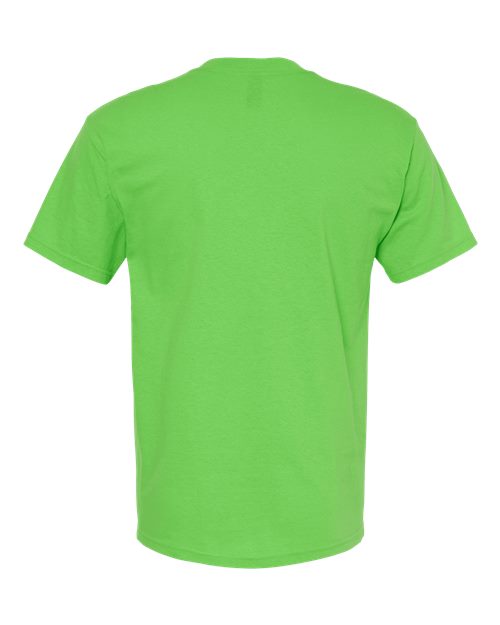 M&O 4800 Gold Soft Touch T-Shirt #color_Vivid Lime