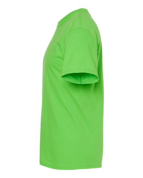 M&O 4800 Gold Soft Touch T-Shirt #color_Vivid Lime