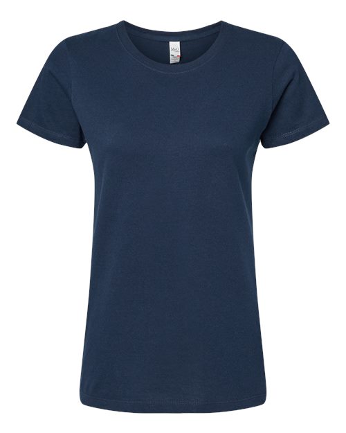 M&O 4810 Women's Gold Soft Touch T-Shirt #color_Deep Navy