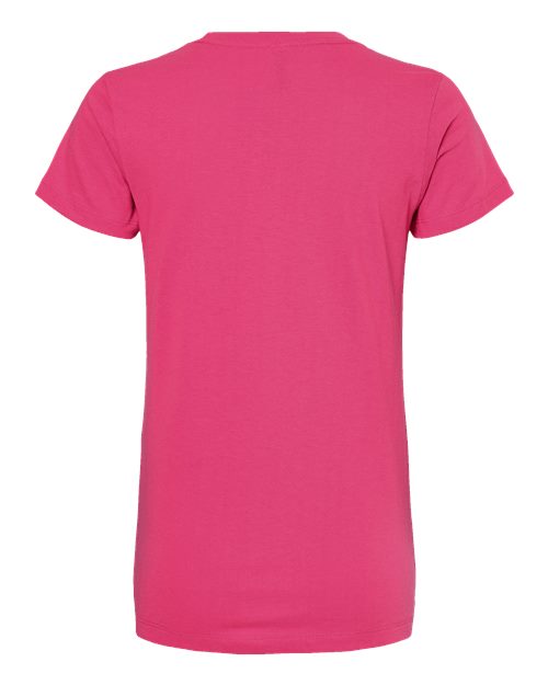 M&O 4810 Women's Gold Soft Touch T-Shirt #color_Heliconia