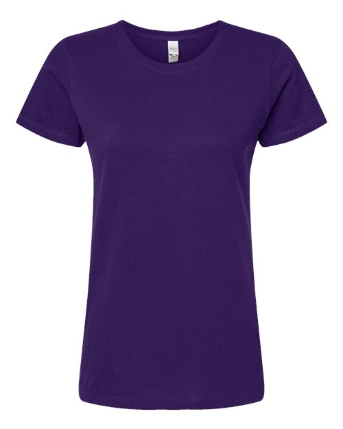 M&O 4810 Women's Gold Soft Touch T-Shirt #color_Purple
